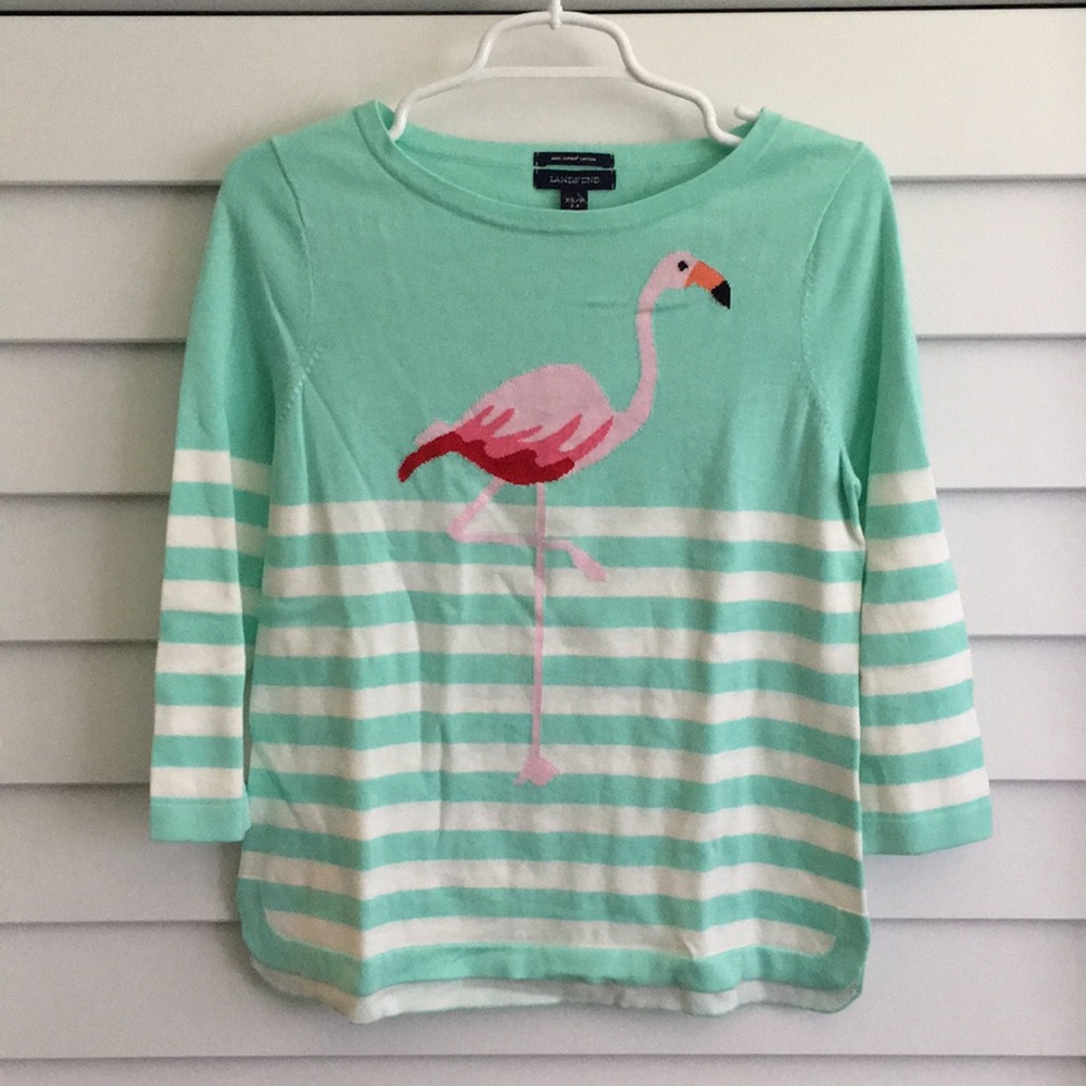 NWOT  Lands’ End 3/4 sleeve sweater